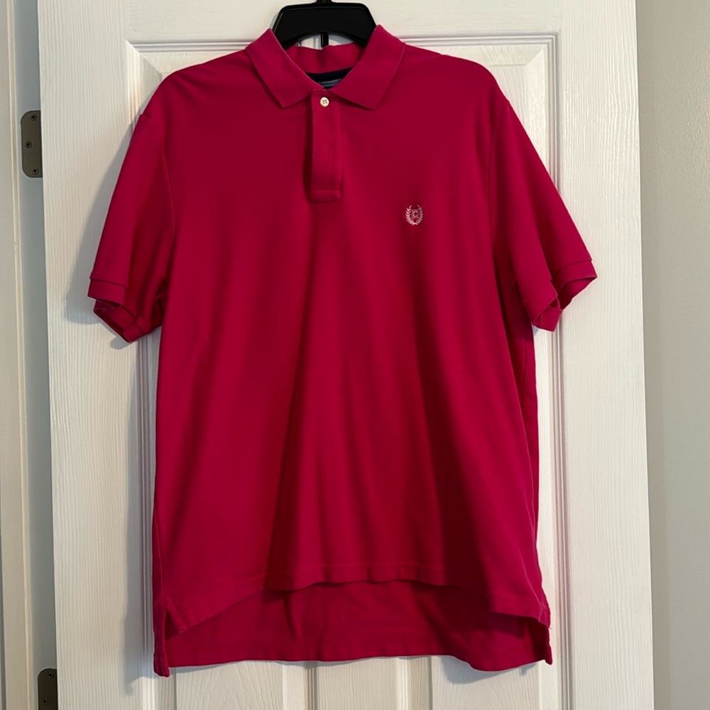 Pink button up shirt